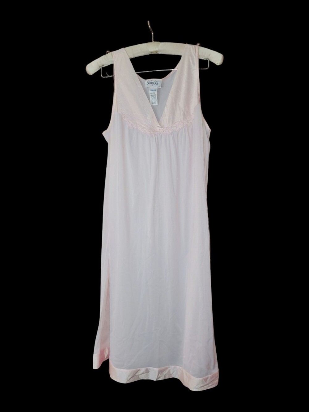 Vintage Vanity Fair Pale Pink Nighty Nightgown S